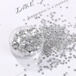 image-10g/Pack Light Gold Nail Sequin 3mm 4mm Star Shape Sequins Paillettes for Nails Beauty,Lady manicure,wedding decoration confetti