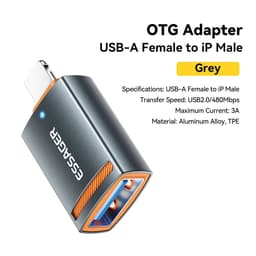 image-Essager USB3.0 OTG Adapter Type-C USB-A Micro Female to USB Micro iP Type-C Male Converter For Macbook Xiaomi iPhone OTG Adapter