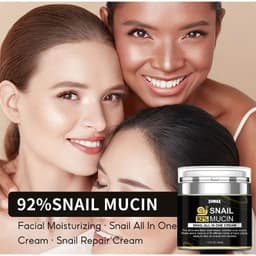 image-92% Snail Mucin Cream All-in-one Face Moisturizer Anti-aging Firming Cream Pore Minimizer Oil Control Moisturizer All Skin Types