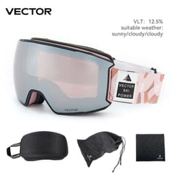 image-VECTOR Ski Goggles Men Snowboard Glasses Women Winter Outdoor Snow Sunglasses UV400 Double Layers Lens Anti-Fog Skiing Goggles