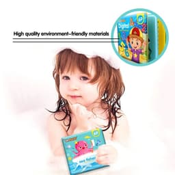 image-Baby Bath Book Cognitive Early Education Books Unbreakable Children's Enlightenment Object Recognition Educational ToyStory Gift