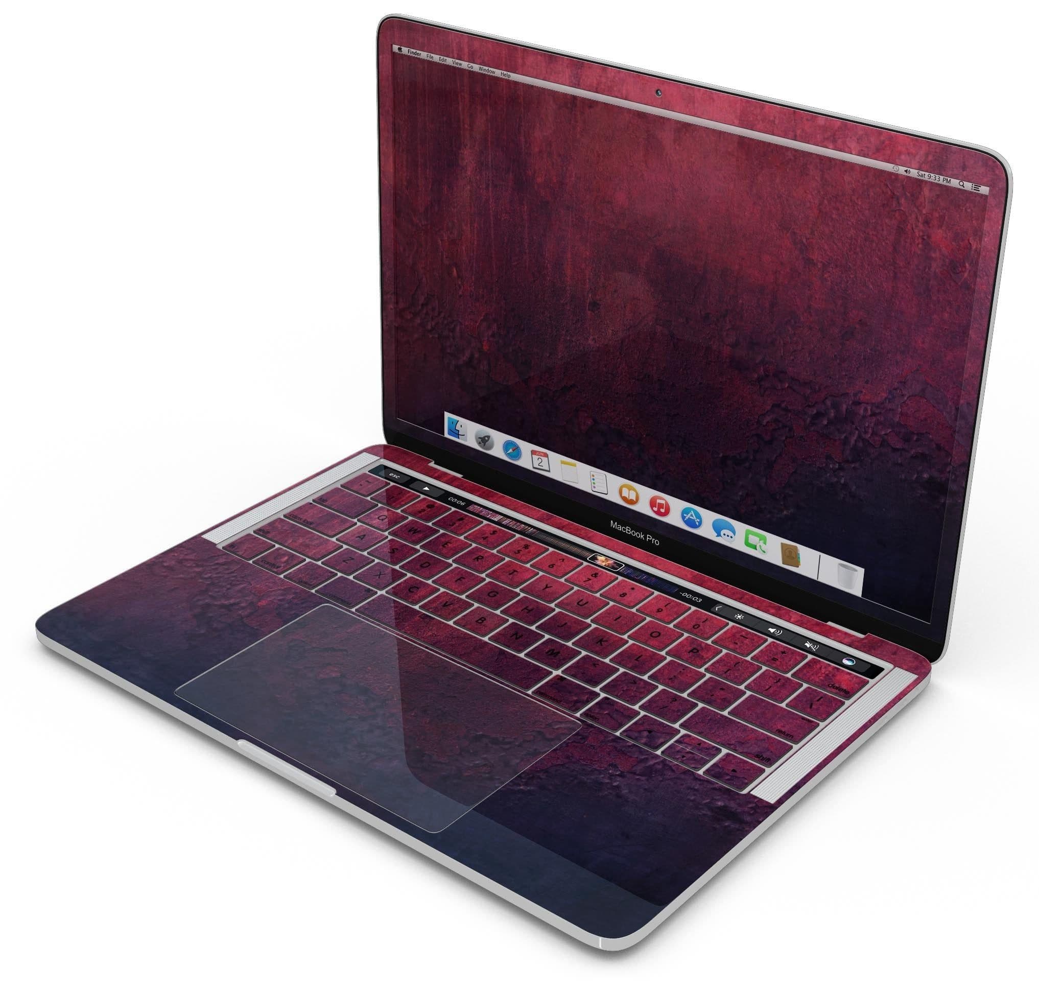 image-Abstract Fire & Ice V9 - Skin Decal Wrap Kit Compatible with the Apple