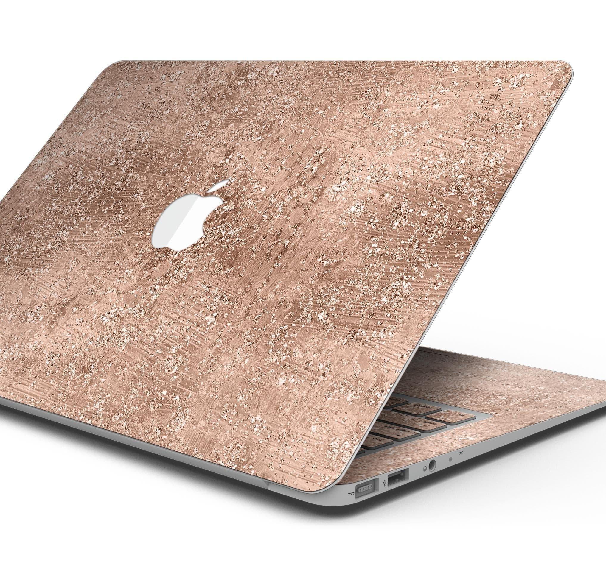 image-Rose Gold Scratched - Skin Decal Wrap Kit Compatible with the Apple