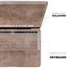 image-Rose Gold Scratched - Skin Decal Wrap Kit Compatible with the Apple