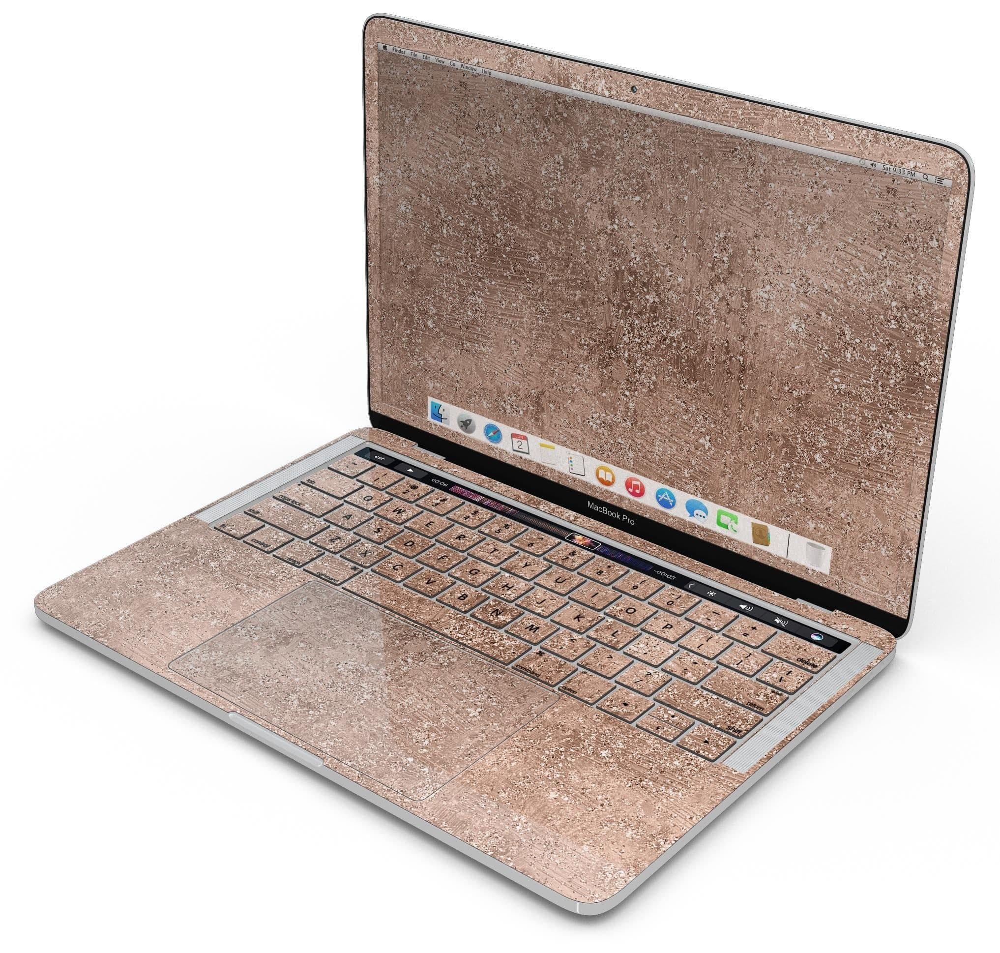 image-Rose Gold Scratched - Skin Decal Wrap Kit Compatible with the Apple