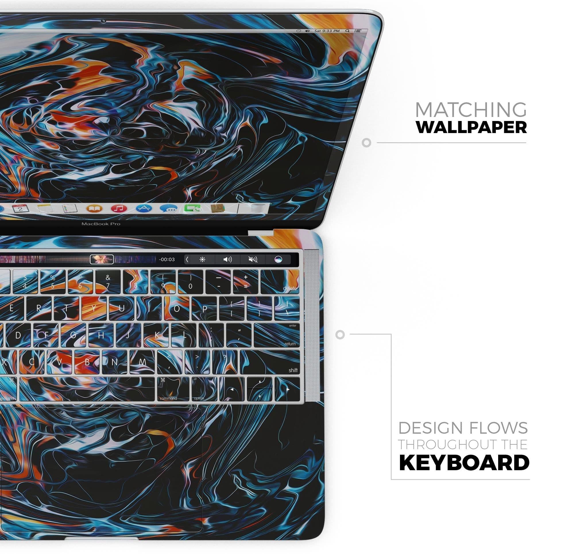 image-Liquid Abstract Paint Remix V2 - Skin Decal Wrap Kit Compatible with
