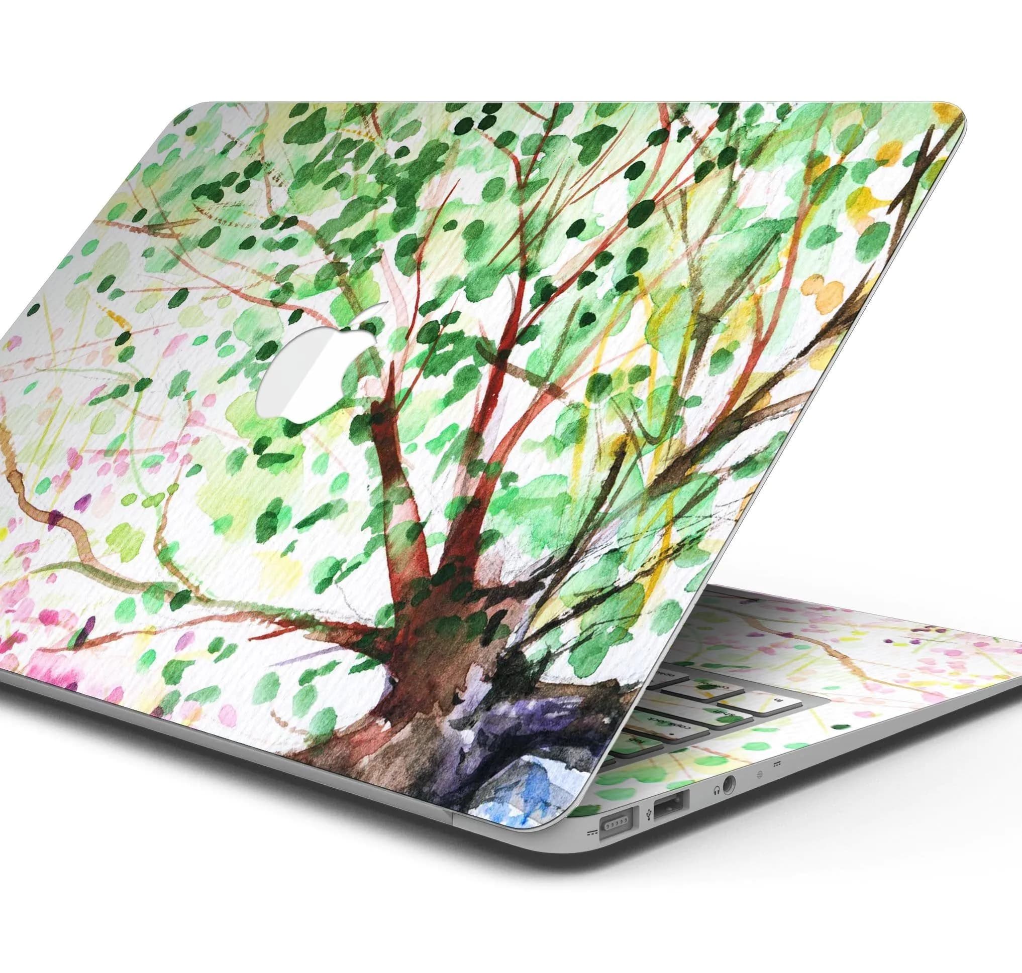 image-WaterColor Vivid Tree - Skin Decal Wrap Kit Compatible with the Apple