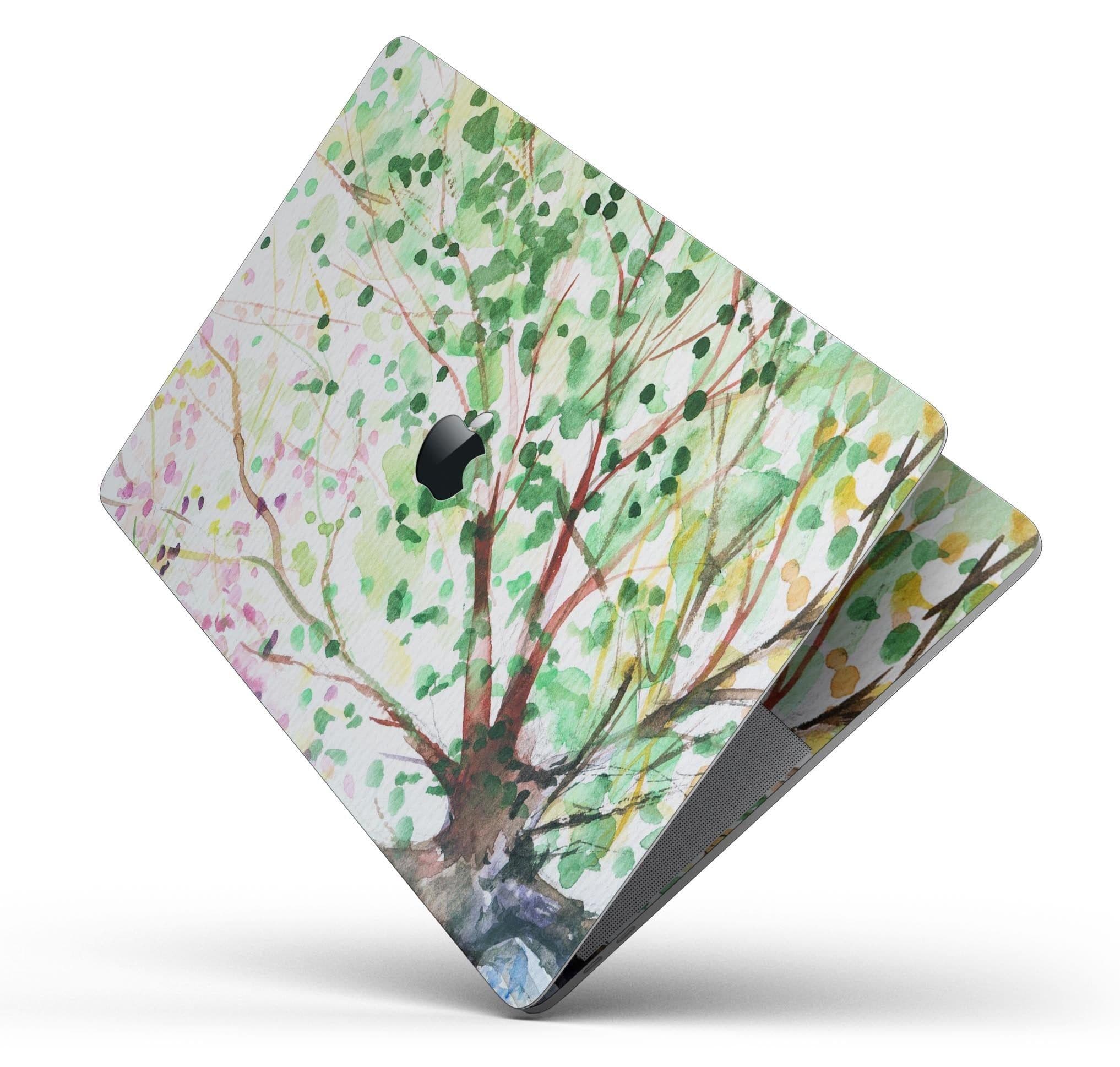image-WaterColor Vivid Tree - Skin Decal Wrap Kit Compatible with the Apple