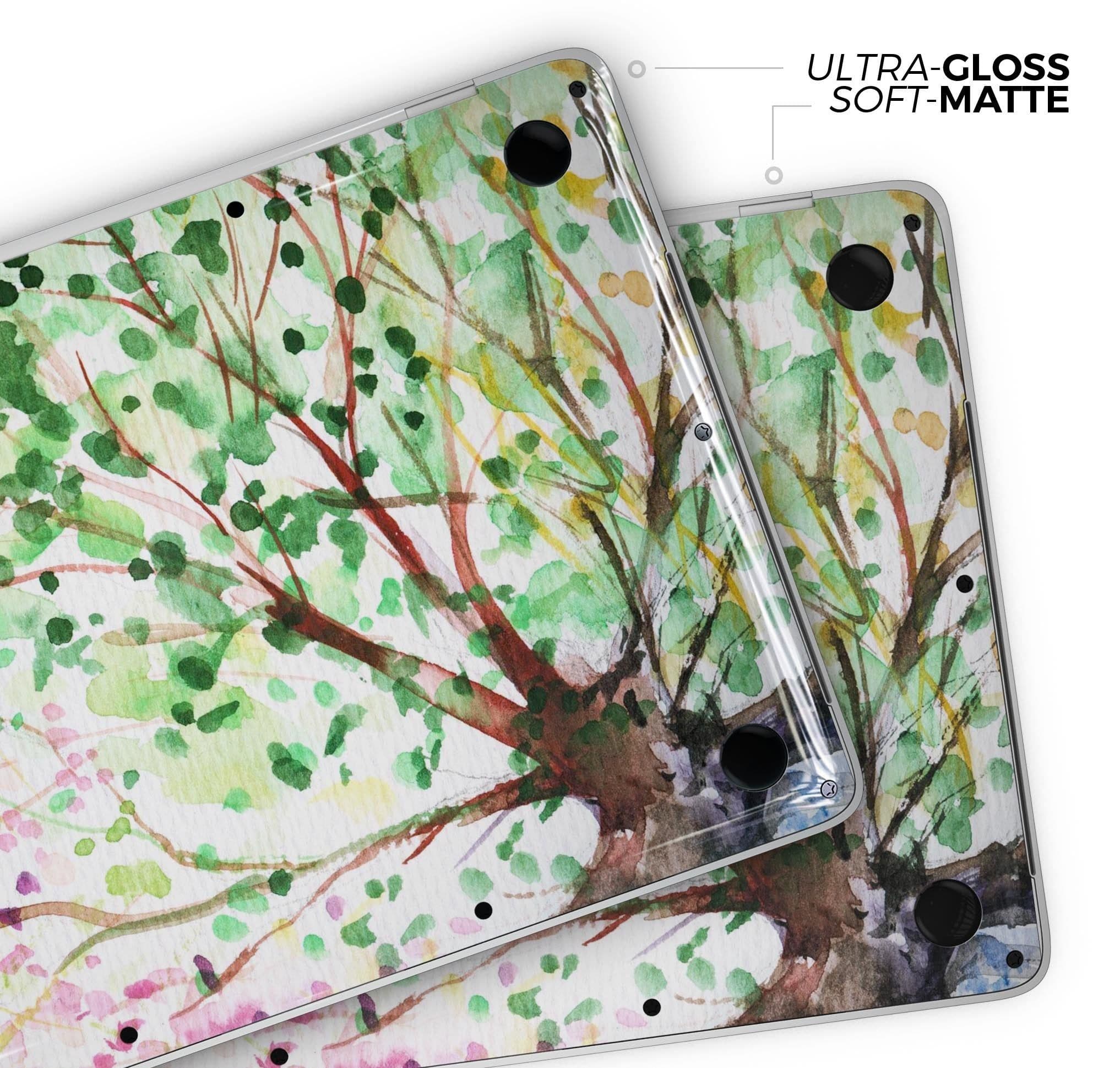 image-WaterColor Vivid Tree - Skin Decal Wrap Kit Compatible with the Apple