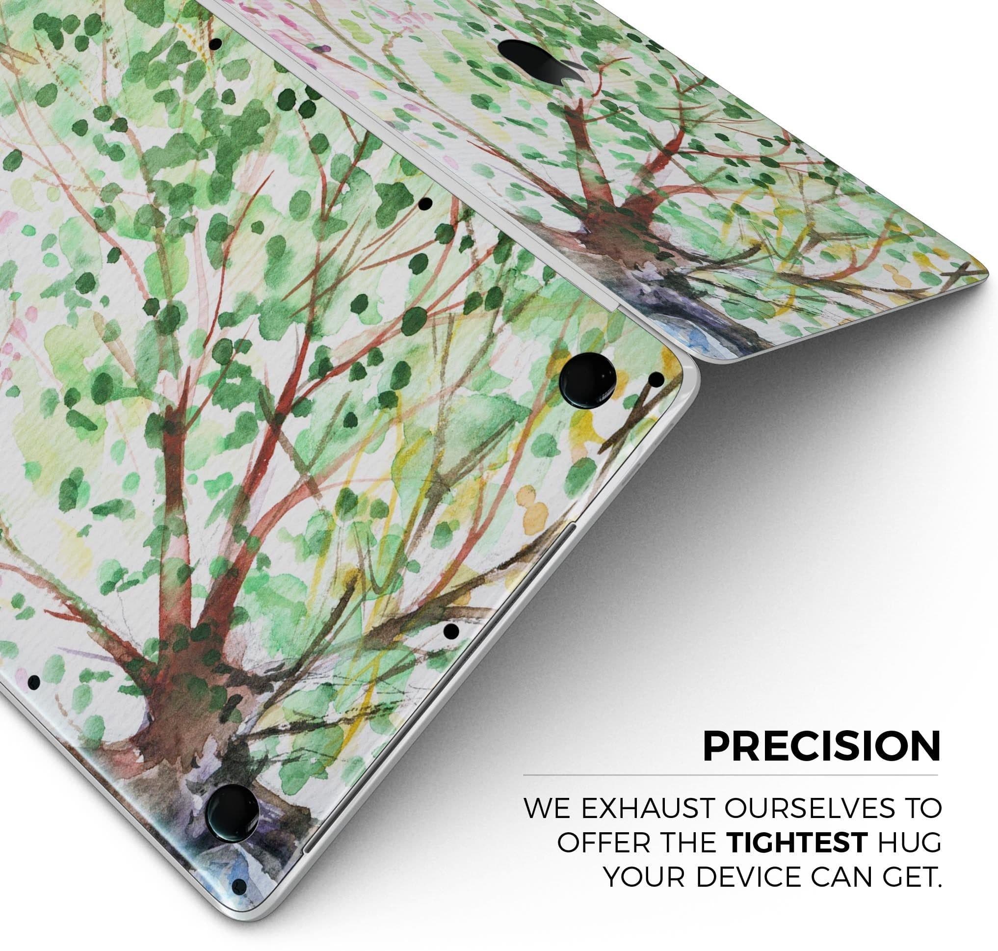 image-WaterColor Vivid Tree - Skin Decal Wrap Kit Compatible with the Apple