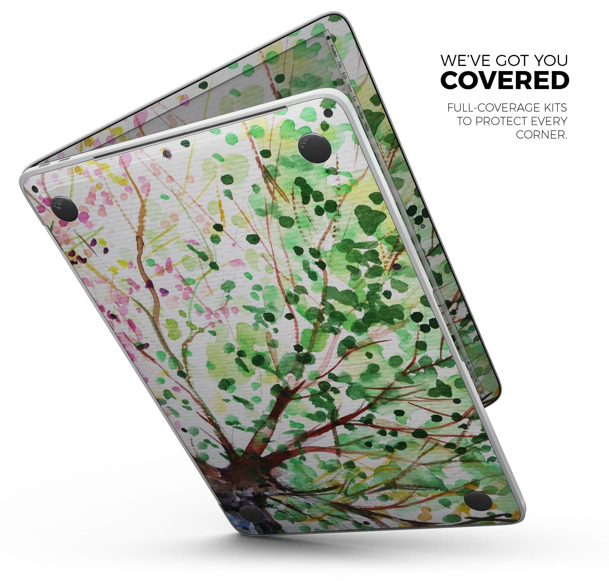 image-WaterColor Vivid Tree - Skin Decal Wrap Kit Compatible with the Apple