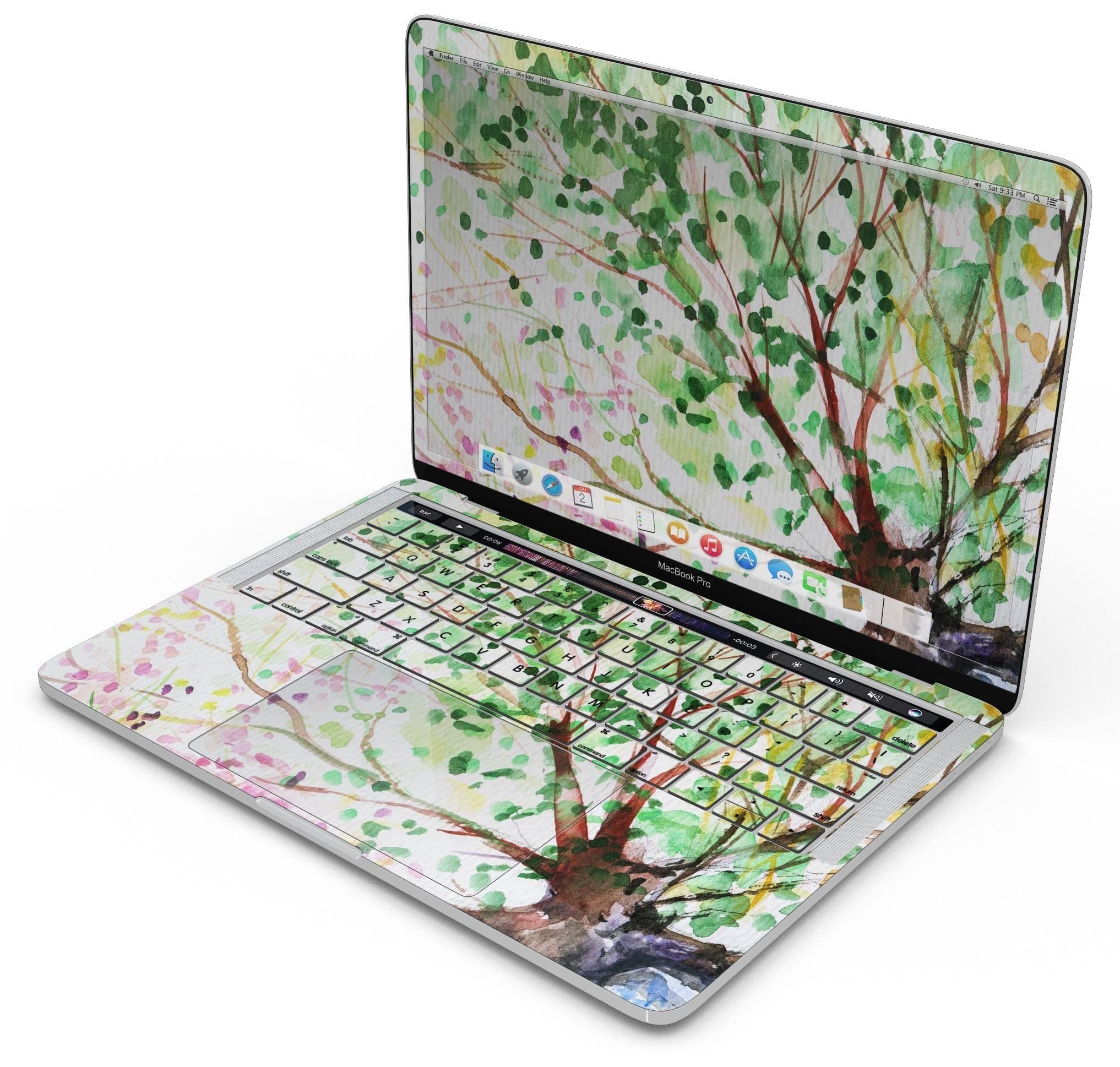 image-WaterColor Vivid Tree - Skin Decal Wrap Kit Compatible with the Apple