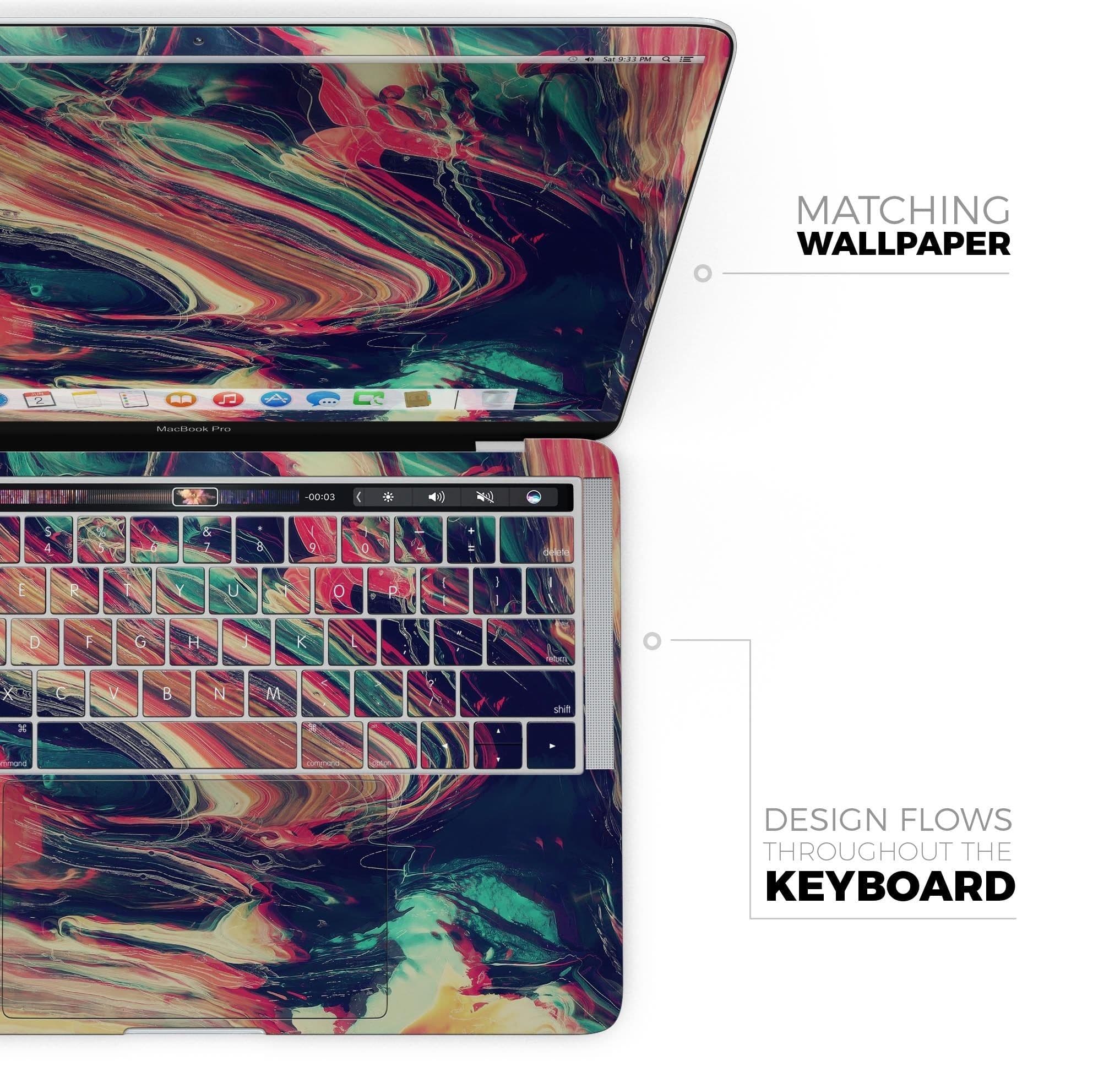 image-Liquid Abstract Paint Remix V10 - Skin Decal Wrap Kit Compatible with