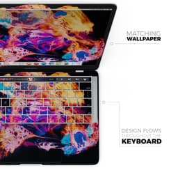 image-Liquid Abstract Paint V74 - Skin Decal Wrap Kit Compatible with the