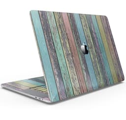 image-Chipped Pastel Paint on Wood - Skin Decal Wrap Kit Compatible with the