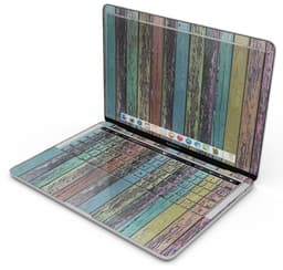 image-Chipped Pastel Paint on Wood - Skin Decal Wrap Kit Compatible with the