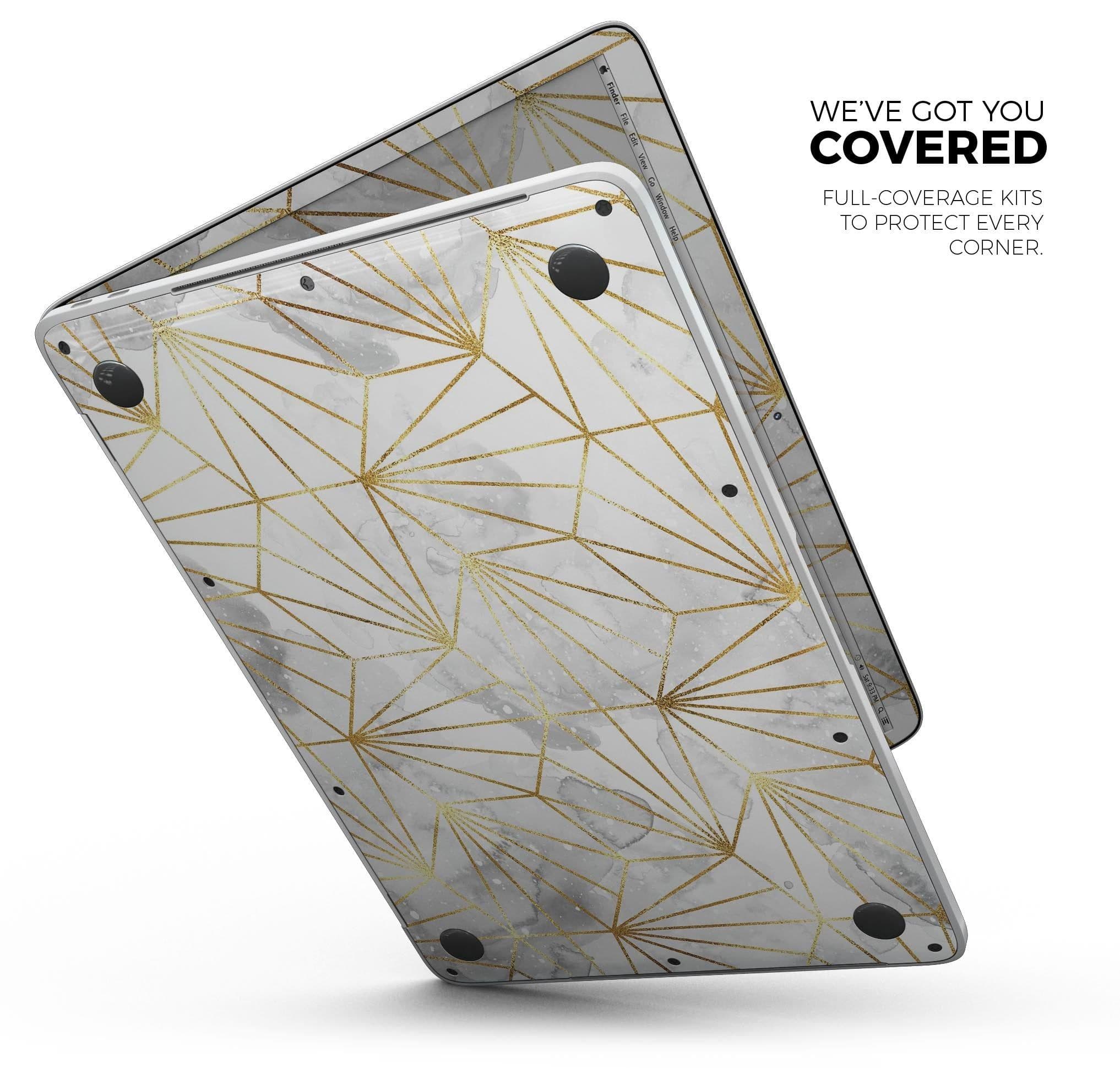 image-Karamfila Watercolor & Gold V4 - Skin Decal Wrap Kit Compatible with