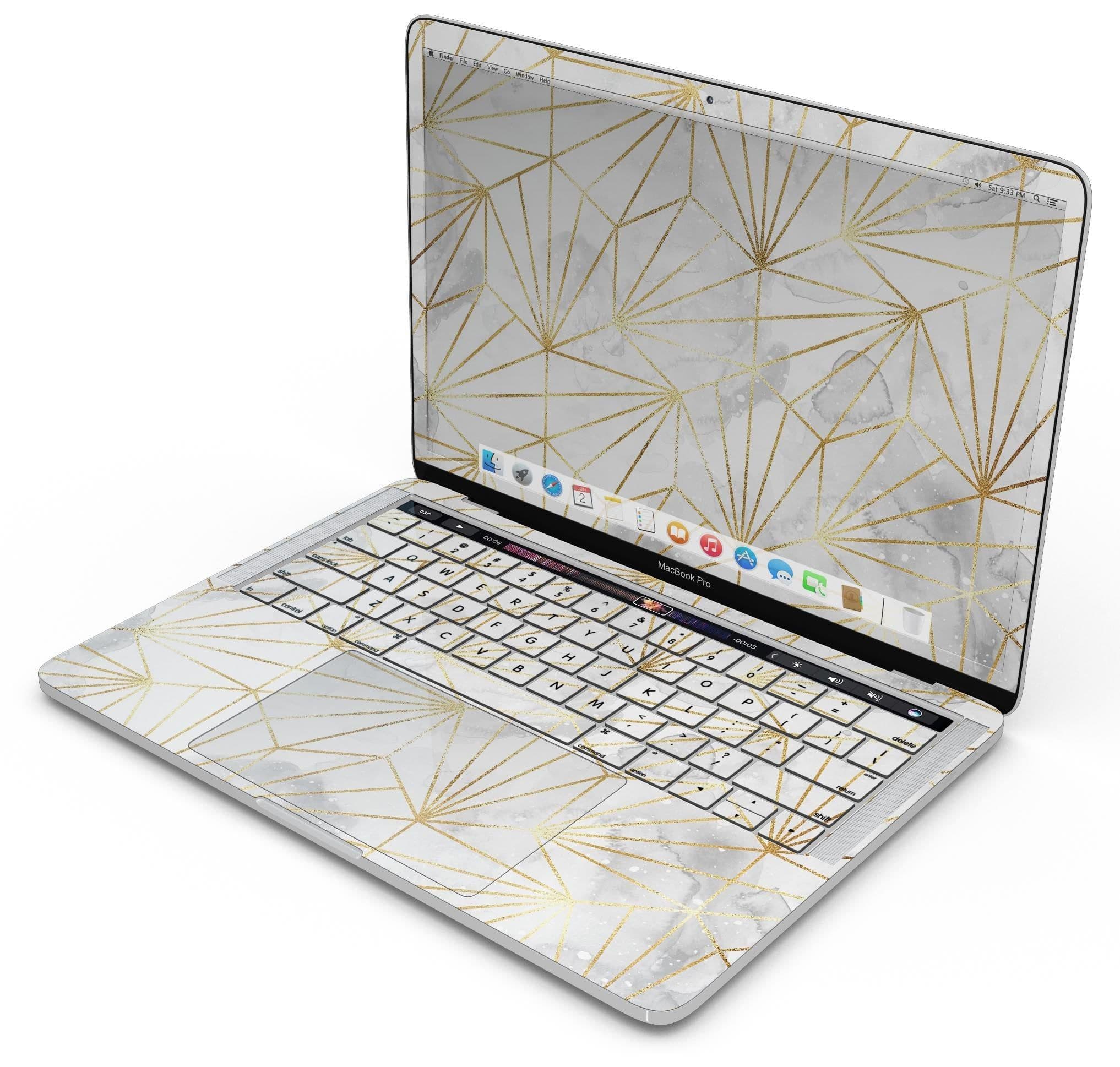 image-Karamfila Watercolor & Gold V4 - Skin Decal Wrap Kit Compatible with