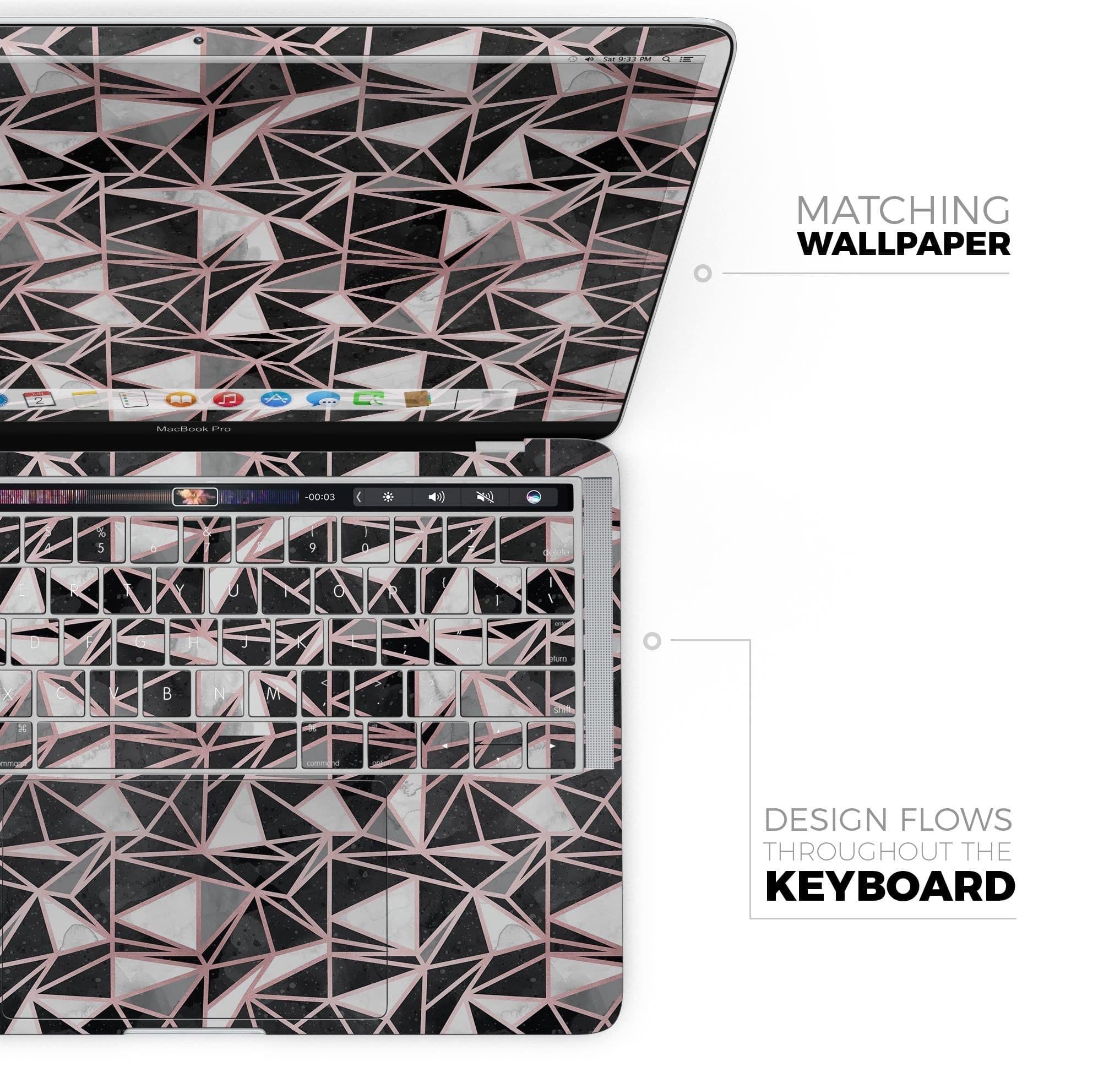 image-Karamfila Marble & Rose Gold v1 - Skin Decal Wrap Kit Compatible with