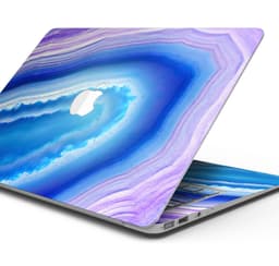 image-Blue & Purple Hue Agate - Skin Decal Wrap Kit Compatible with the