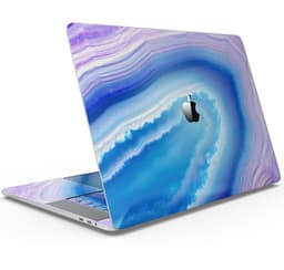 image-Blue & Purple Hue Agate - Skin Decal Wrap Kit Compatible with the