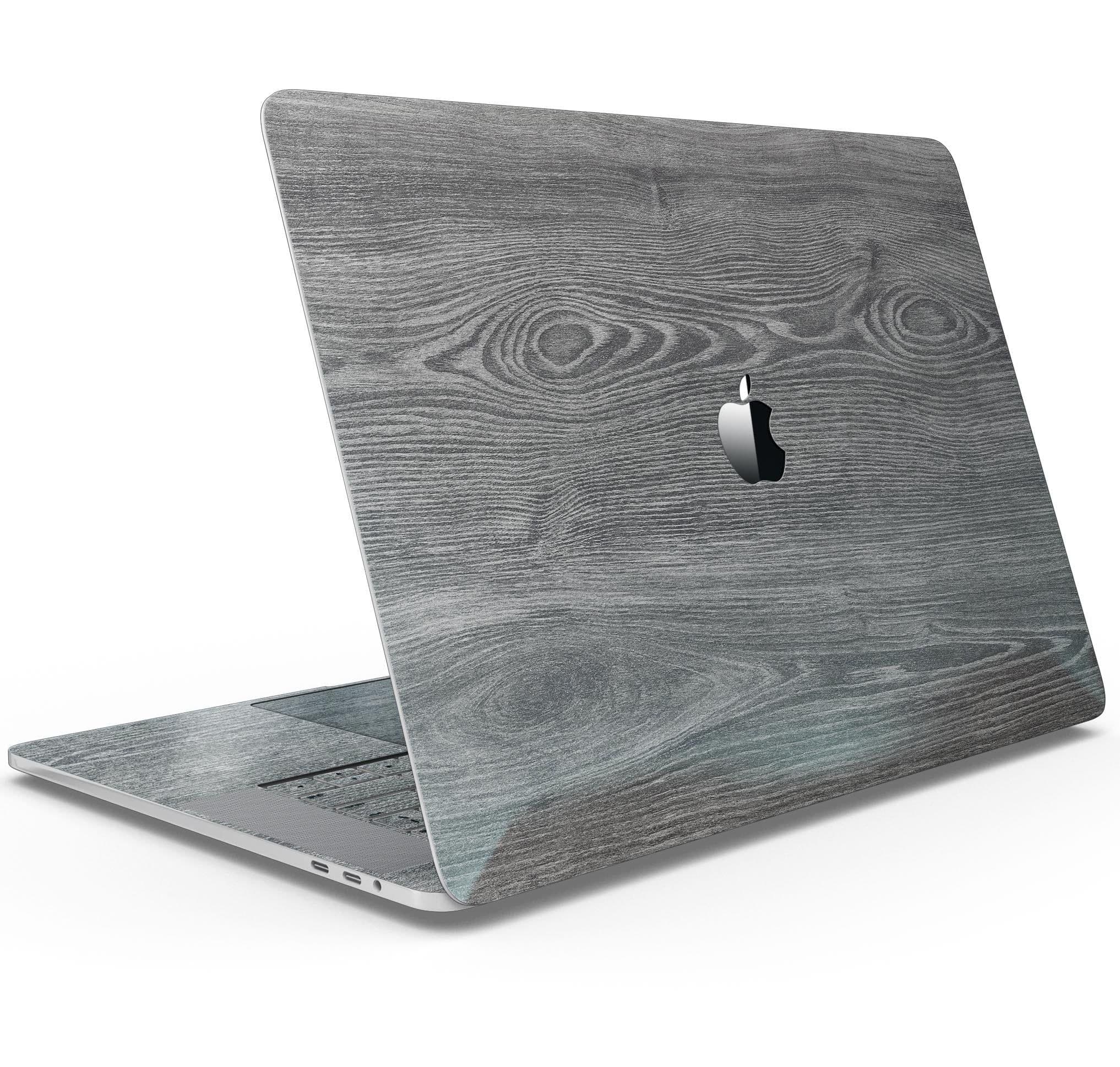 image-Smooth Gray Wood V2 - Skin Decal Wrap Kit Compatible with the Apple