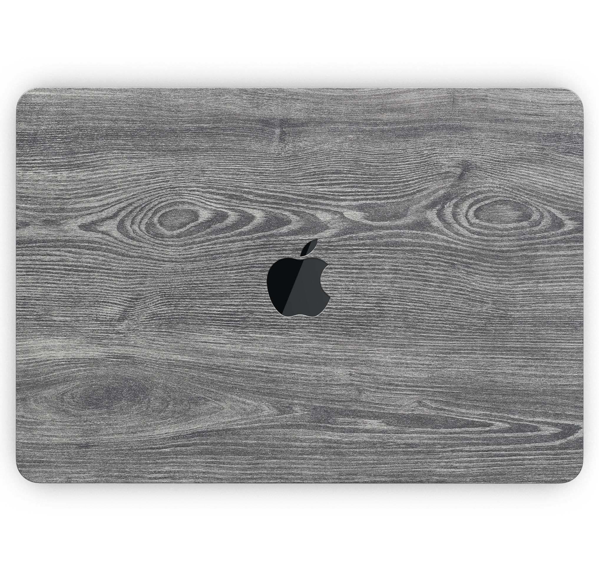 image-Smooth Gray Wood V2 - Skin Decal Wrap Kit Compatible with the Apple