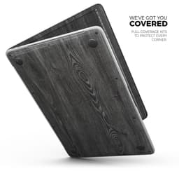 image-Smooth Gray Wood V2 - Skin Decal Wrap Kit Compatible with the Apple