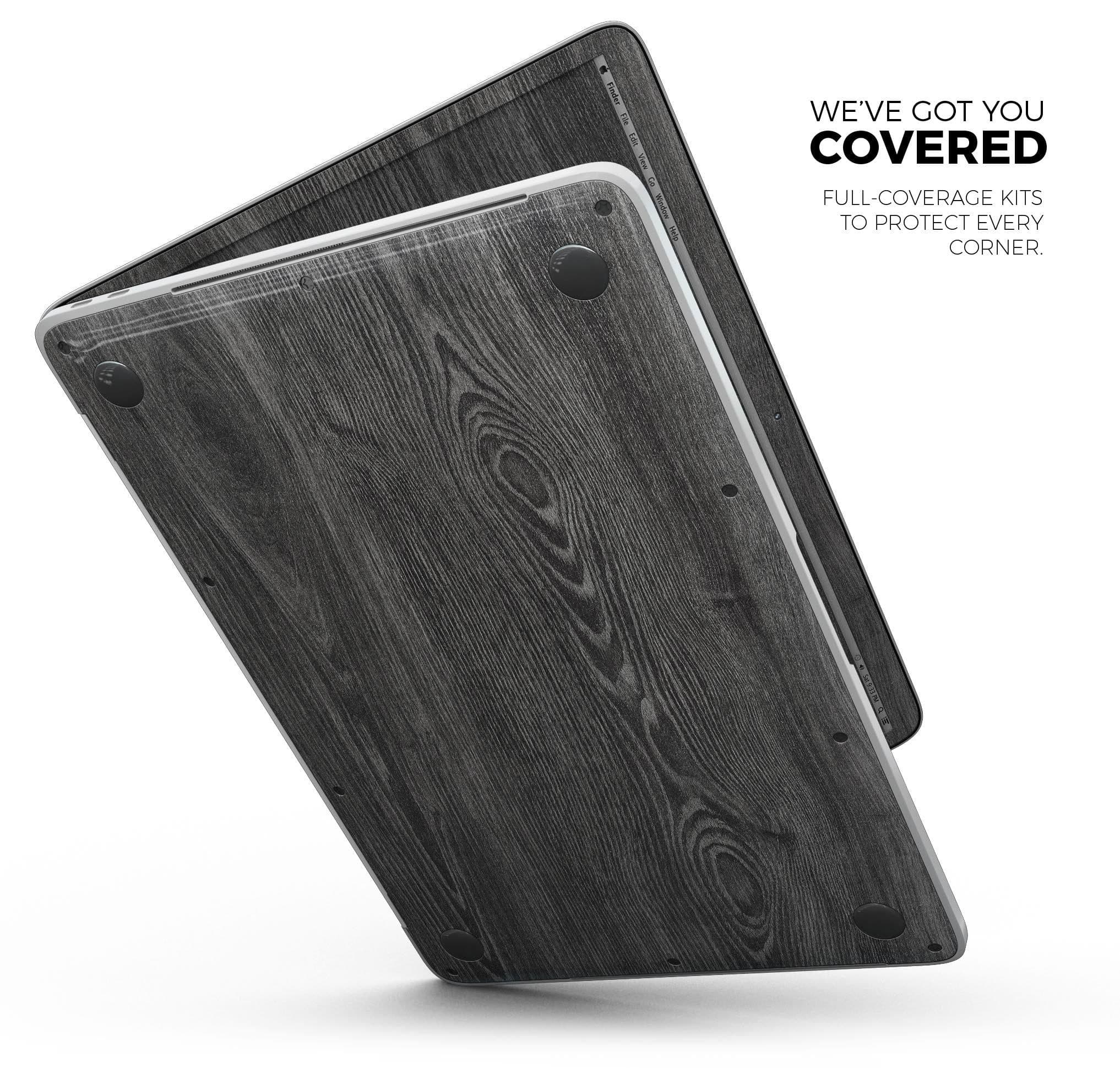 image-Smooth Gray Wood V2 - Skin Decal Wrap Kit Compatible with the Apple