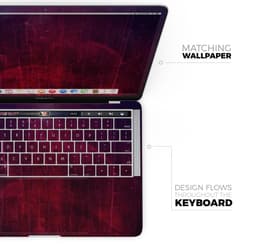 image-Abstract Fire & Ice V2 - Skin Decal Wrap Kit Compatible with the Apple