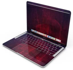 image-Abstract Fire & Ice V2 - Skin Decal Wrap Kit Compatible with the Apple