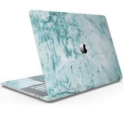 image-Cracked Turquise Marble Surface - Skin Decal Wrap Kit Compatible with