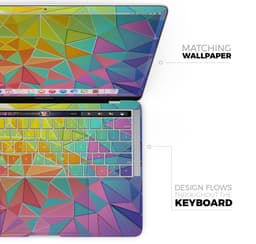 image-Retro Geometric - Skin Decal Wrap Kit Compatible with the Apple