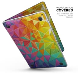 image-Retro Geometric - Skin Decal Wrap Kit Compatible with the Apple