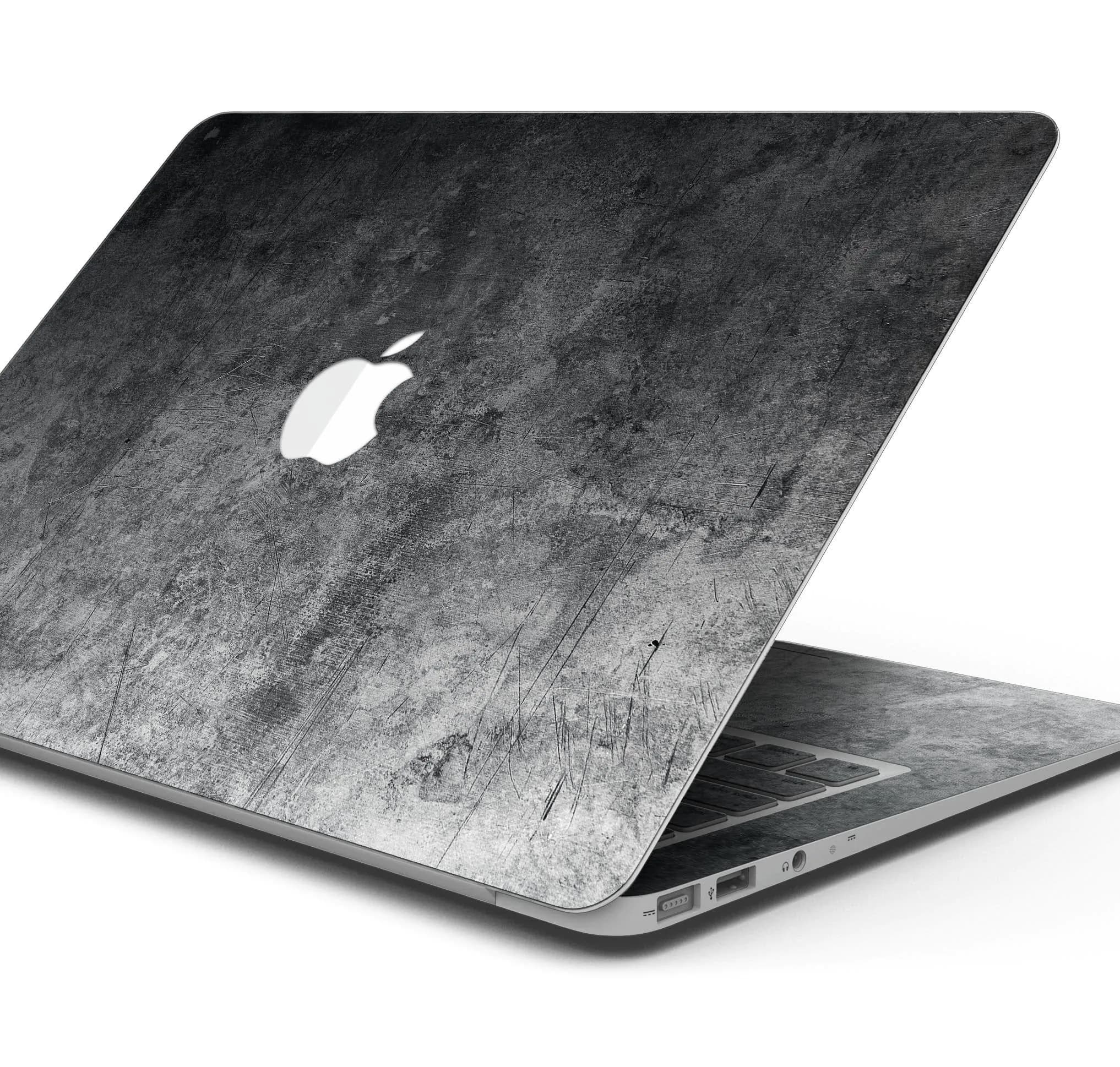 image-Scratched Metal Fab - Skin Decal Wrap Kit Compatible with the Apple