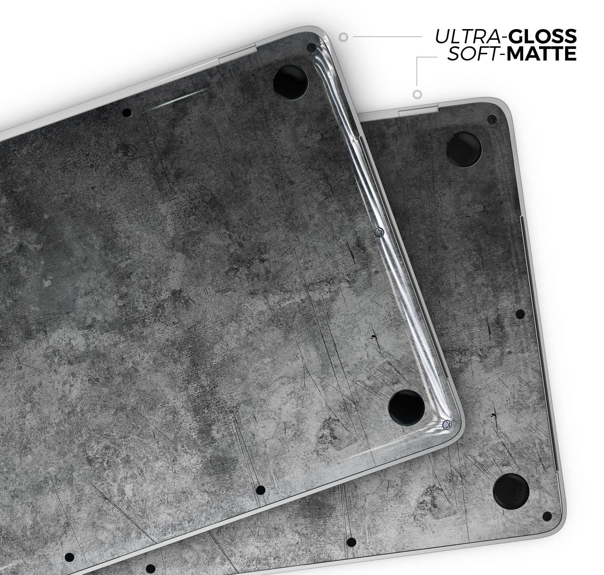 image-Scratched Metal Fab - Skin Decal Wrap Kit Compatible with the Apple