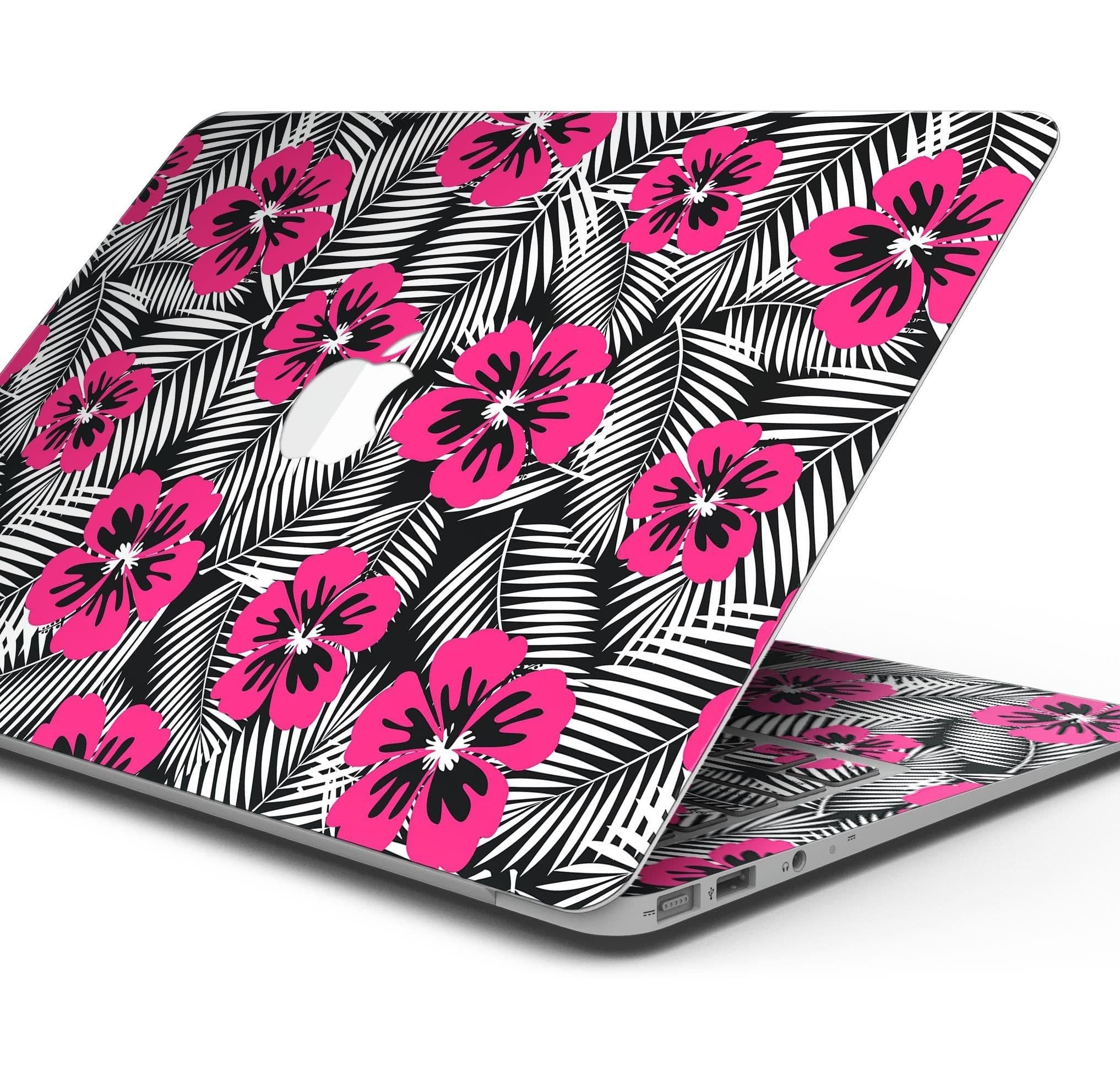 image-Tropical Summer Hot Pink Floral - Skin Decal Wrap Kit Compatible with