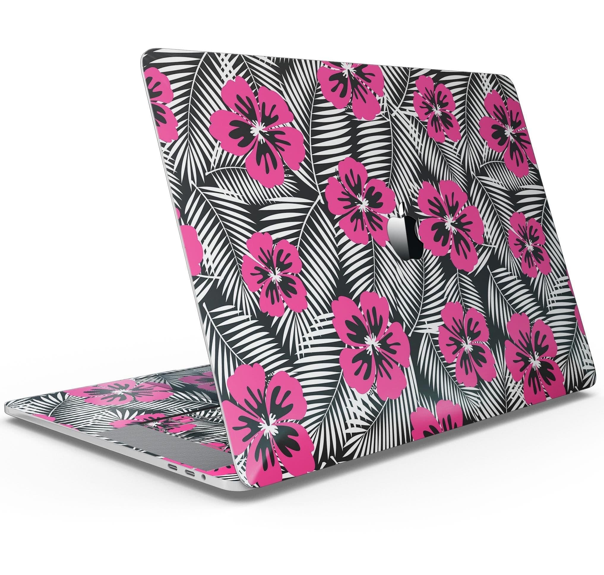 image-Tropical Summer Hot Pink Floral - Skin Decal Wrap Kit Compatible with