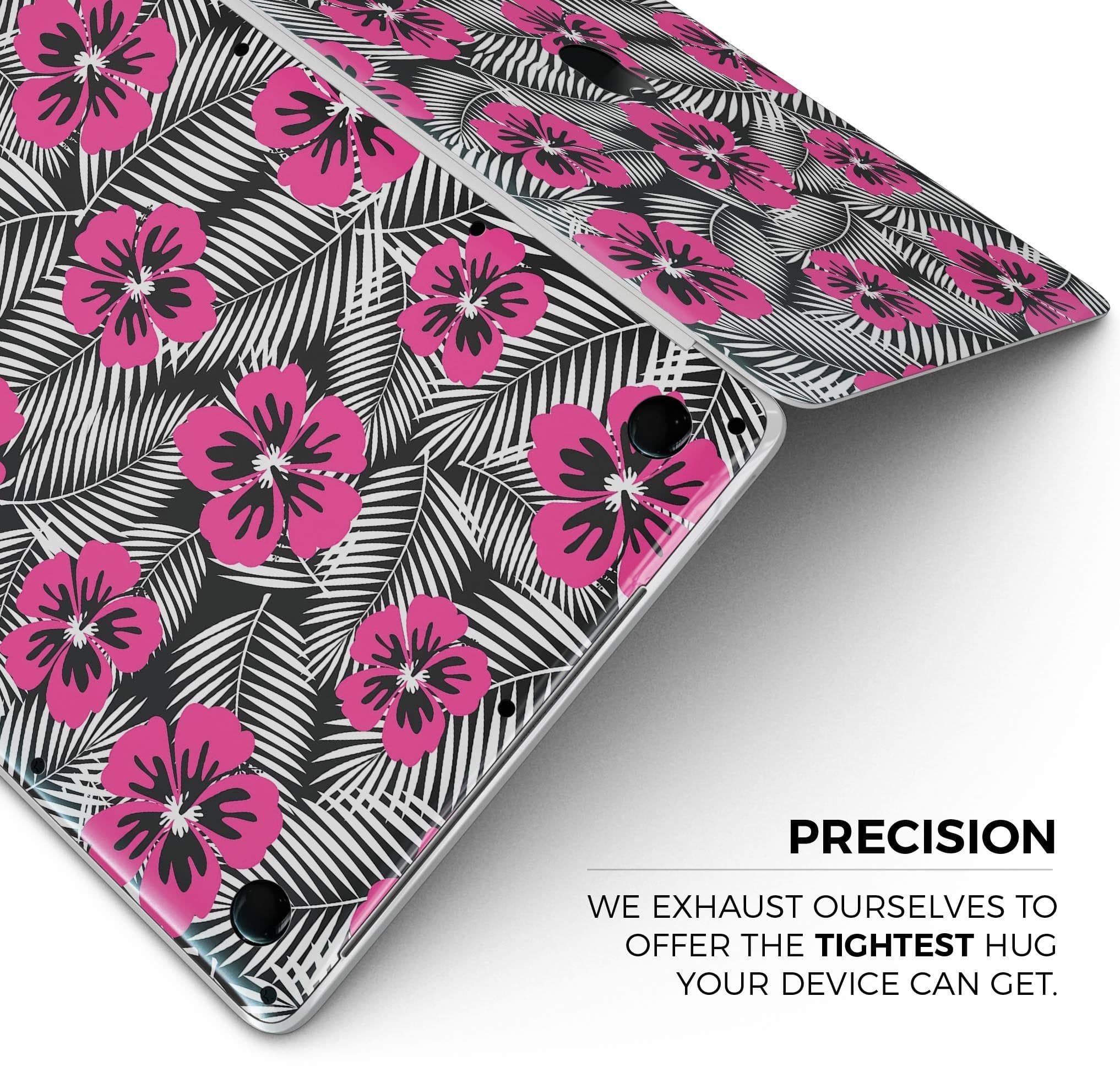 image-Tropical Summer Hot Pink Floral - Skin Decal Wrap Kit Compatible with