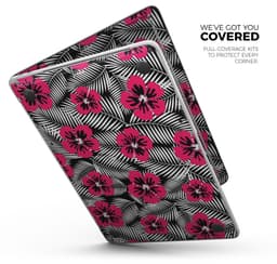 image-Tropical Summer Hot Pink Floral - Skin Decal Wrap Kit Compatible with
