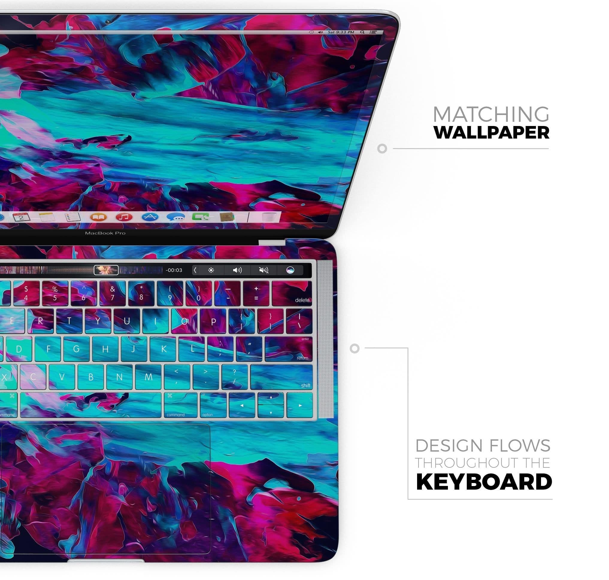 image-Liquid Abstract Paint Remix V32 - Skin Decal Wrap Kit Compatible with