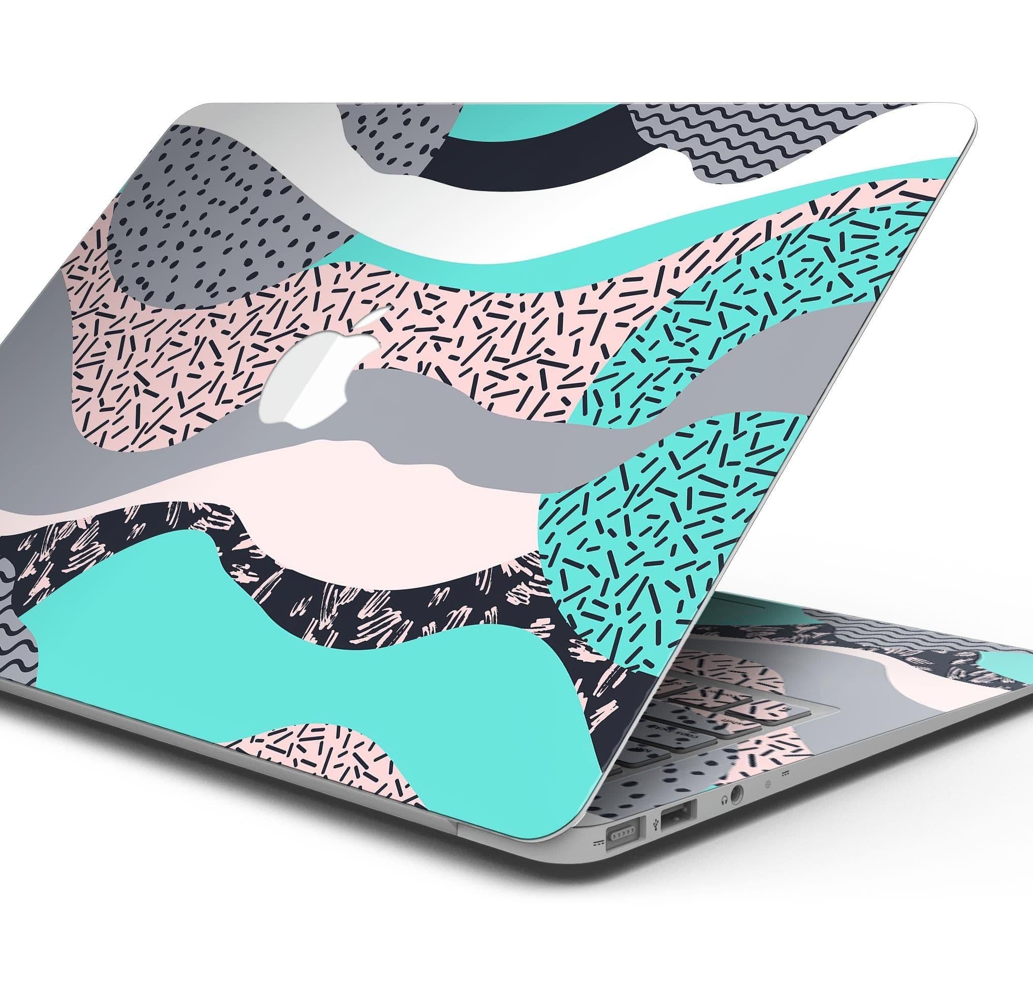 image-Retro Summer Mint and Coral - Skin Decal Wrap Kit Compatible with the