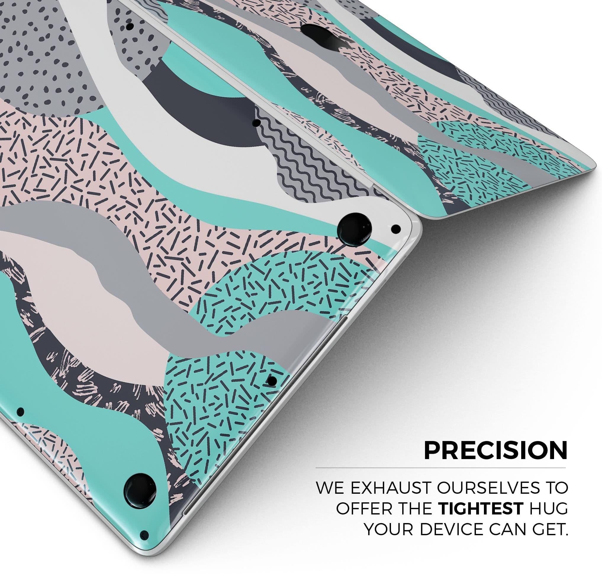 image-Retro Summer Mint and Coral - Skin Decal Wrap Kit Compatible with the