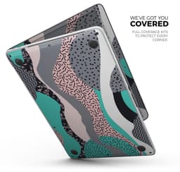 image-Retro Summer Mint and Coral - Skin Decal Wrap Kit Compatible with the