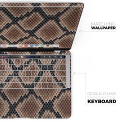 image-Snake Skin Pattern V1 - Skin Decal Wrap Kit Compatible with the Apple