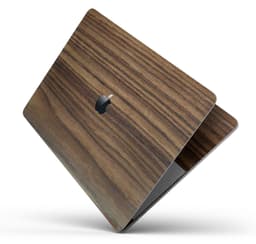 image-Bright Ebony Woodgrain - Skin Decal Wrap Kit Compatible with the Apple