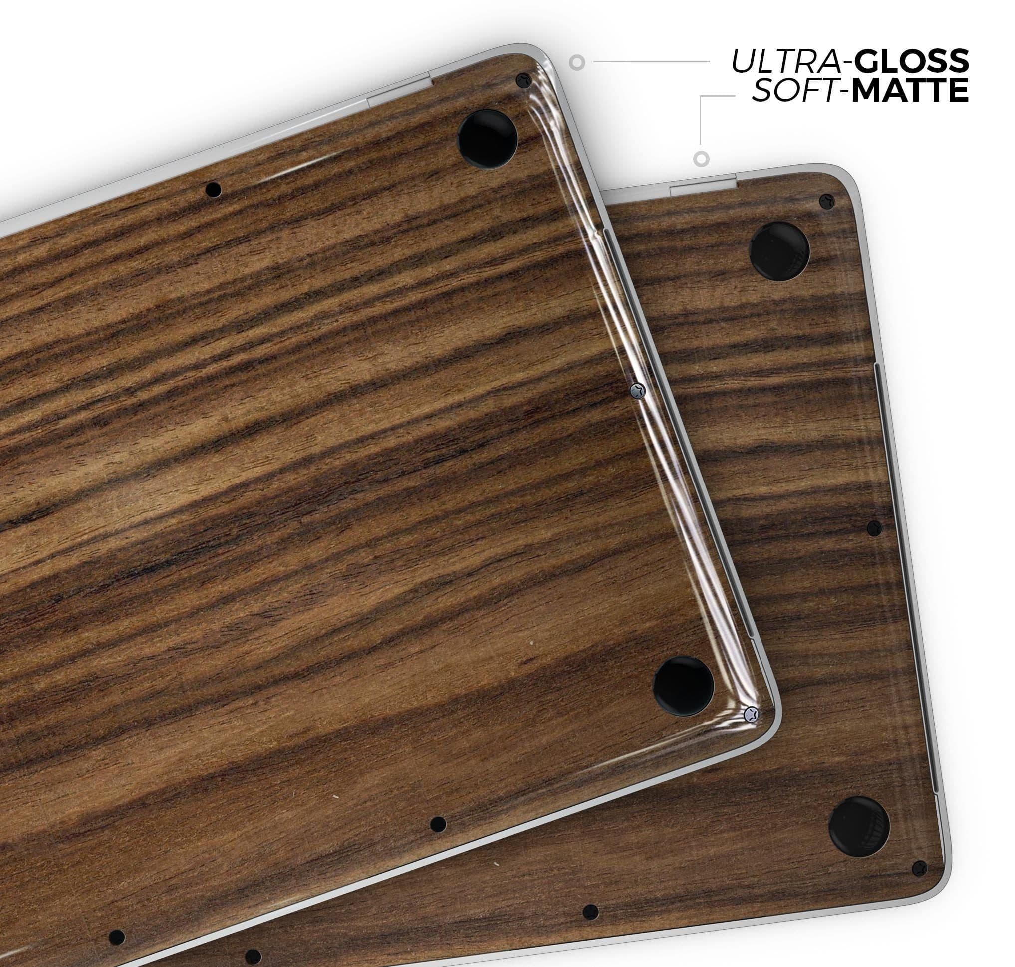 image-Bright Ebony Woodgrain - Skin Decal Wrap Kit Compatible with the Apple