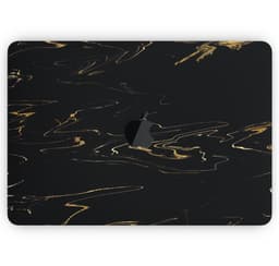 image-Black & Gold Marble Swirl V10 - Skin Decal Wrap Kit Compatible with