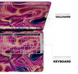 image-Liquid Abstract Paint Remix V95 - Skin Decal Wrap Kit Compatible with