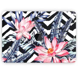 image-Vivid Tropical Chevron Floral v1 - Skin Decal Wrap Kit Compatible with